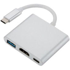 Перехідник Dynamode Dynamode USB3.1 Type-C to 1хHDMI, 1хUSB 3.0, 1хUSB Type-C Fe (Multiport USB 3.1 Type-C to HDMI)