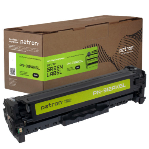 Картридж Patron HP 312A (CF380A) Green Label, black (PN-312AKGL)