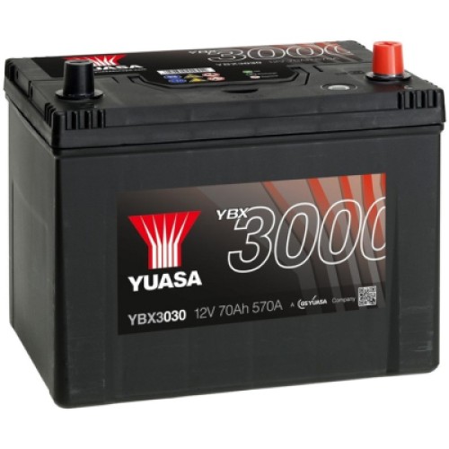 Акумулятор автомобільний Yuasa 12V 72Ah SMF Battery (YBX3030)