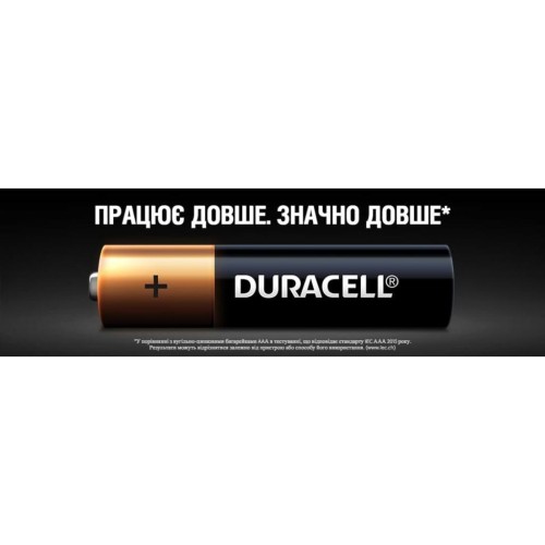 Батарейка Duracell AAA MN2400 LR03 * 6 (5000394107472 / 81483511)