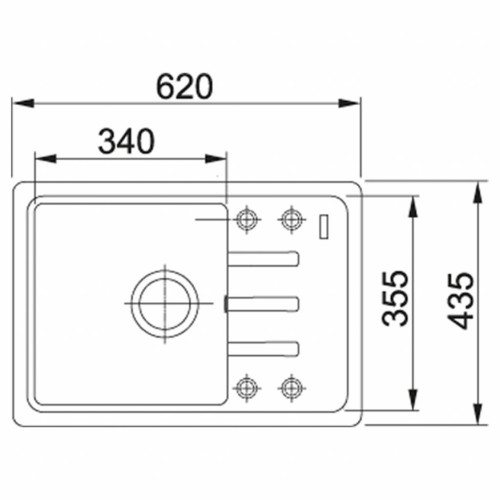 Мийка кухонна Franke BSG 611-62 (114.0575.042)