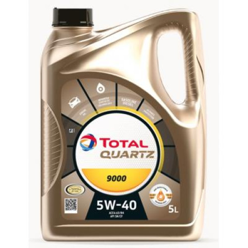 Моторна олива Total QUARTZ 9000 5W-40 5л (TL 216605)