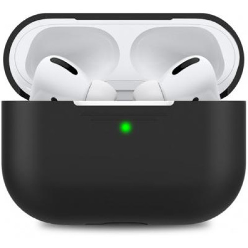 Чохол MakeFuture Apple AirPods Pro Silicone Black (MCL-AAPBK)