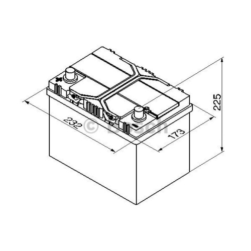 Акумулятор автомобільний Bosch 60А (0 092 S40 250)