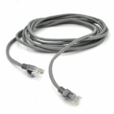 Патч-корд 20м, RJ-45, Cat.5e, CU, мідь, сірий Ritar (PCR-CU/20G / 13086)