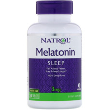 Амінокислота Natrol Мелатонін, Melatonin 3 мг, 240 таблеток (NTL-16068)