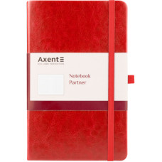 Блокнот Axent Partner Lux, 125х195, 96арк, кл, червоний (8202-06-A)
