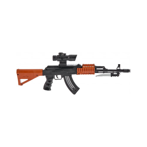 Іграшкова зброя ZIPP Toys Автомат світлозвуковою AK47, чорний (827B)