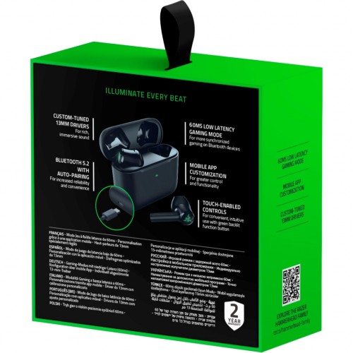 Навушники Razer Hammerhead True Wireless X Black (RZ12-03830100-R3G1)