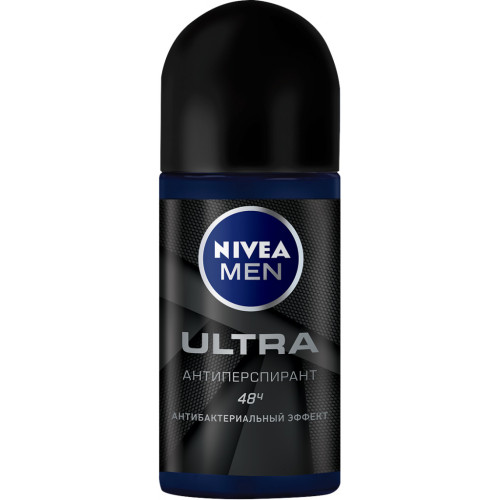 Антиперспірант Nivea Men Ultra з активованим вугіллям кульковий 50 мл (4005900494634/42354963)