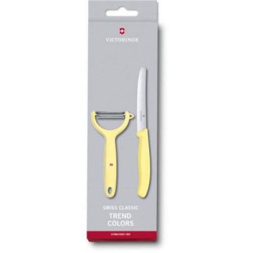 Набір ножів Victorinox SwissClassic Paring Set Tomato and Kiwi Yellow (6.7116.23L82)