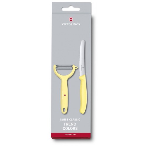 Набір ножів Victorinox SwissClassic Paring Set Tomato and Kiwi Yellow (6.7116.23L82)