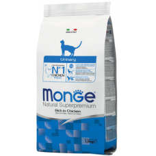 Сухий корм для кішок Monge Cat Urinary зі смаком лосося і рису 1.5 кг (8009470011914)