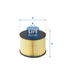 Фільтр паливний UFI 26.022.00