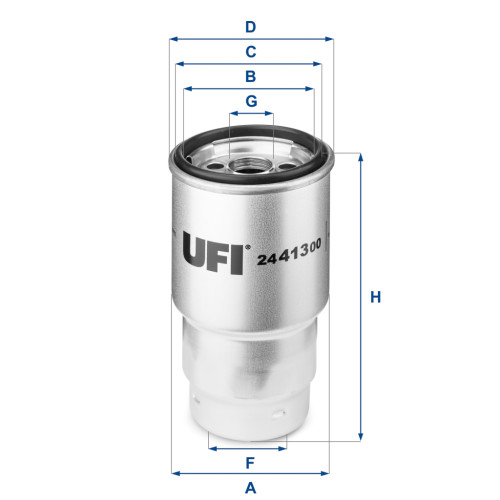 Фільтр паливний UFI 24.413.00