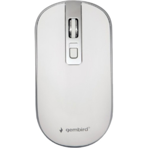 Мишка Gembird MUSW-4B-06-WS Wireless White-Silver (MUSW-4B-06-WS)