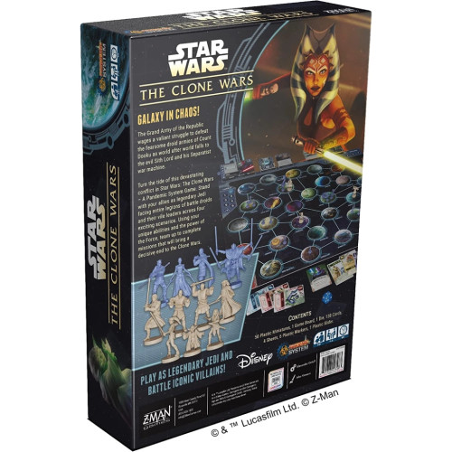 Настільна гра Z-Man Games Star Wars: The Clone Wars - A Pandemic System Game , Англійська (841333113483)