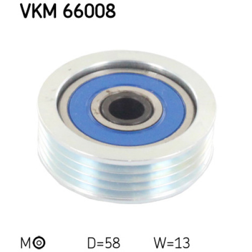 Ролик натягувача ременя SKF VKM 66008