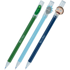 Ручка гелева Kite пиши-стирай Rick and Morty, синя (RM22-352)