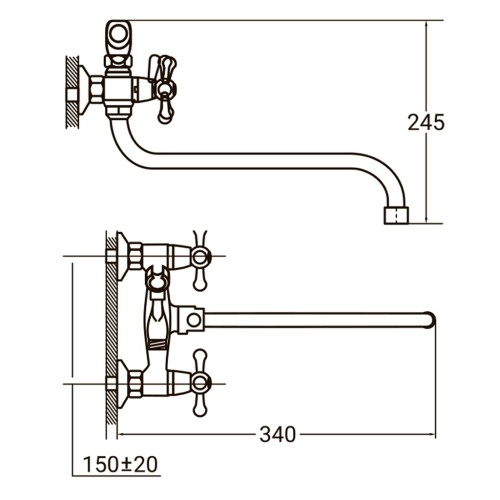 Змішувач AQUATICA PM-5C457C (9780220)