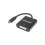 Перехідник USB3.1 Type-C to DVI (F) Manhattan Intracom (152051)