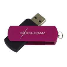 USB флеш накопичувач eXceleram 64GB P2 Series Purple/Black USB 2.0 (EXP2U2PUB64)
