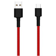 Дата кабель USB 2.0 AM to Type-C 1.0m Braide red Xiaomi (435419)