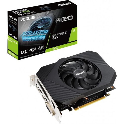 Відеокарта ASUS GeForce GTX1650 4096Mb PHOENIX D6 OC (PH-GTX1650-O4GD6)