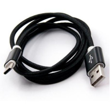 Дата кабель Dengos USB 2.0 AM to Type-C 1.5m black (NTK-TC-DL-BLACK)