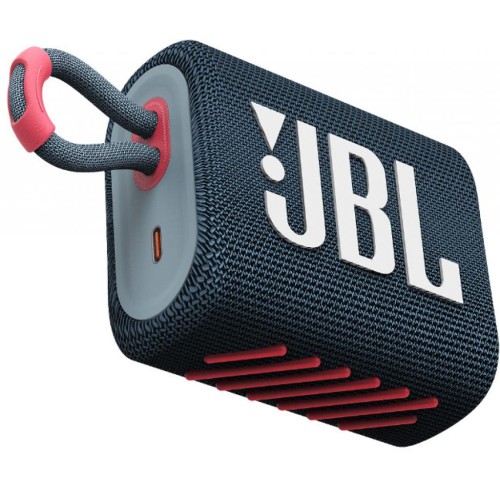 Акустична система JBL Go 3 Blue Coral (JBLGO3BLUP)