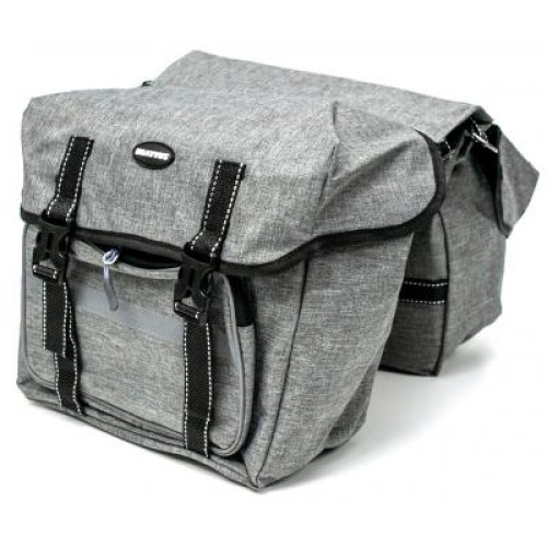 Велосумка на багажник Bravvos F-091-2 35x28x14 cm Grey (BIB-030)