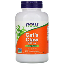 Трави Now Foods Котячий кіготь, 500 мг, Cat's Claw, 250 вегетаріанських капс (NOW-04621)