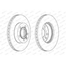 Гальмівний диск FERODO DDF1010