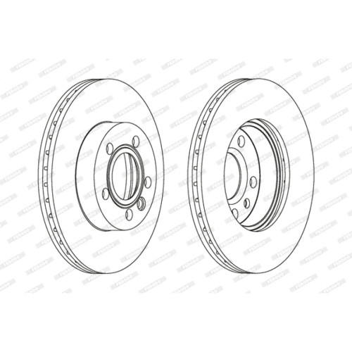 Гальмівний диск FERODO DDF1010