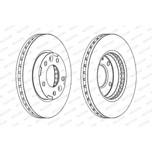 Гальмівний диск FERODO DDF1629