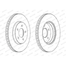 Гальмівний диск FERODO DDF2357C