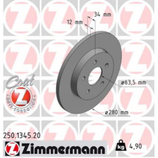 Гальмівний диск ZIMMERMANN 250.1345.20