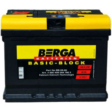Акумулятор автомобільний Berga Blue Dynamic 60Аh без нижн. бурта (560408054)