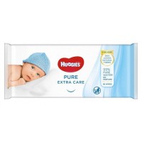 Дитячі вологі серветки Huggies Pure Extra Care 56шт (5029053568706)