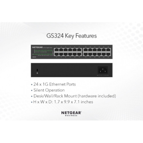 Комутатор мережевий Netgear GS324-200EUS