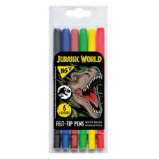 Фломастери Yes Jurassic World, 6 кольорів (650515)