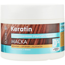 Маска для волосся Dr. Sante Keratin для тьмяного та ламкого волосся 300 мл (4823015935473)