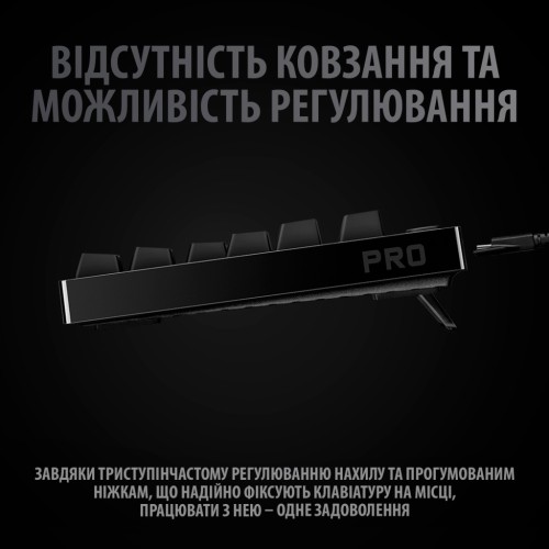 Клавіатура Logitech G PRO Mechanical Gaming USB UA Black (920-009392)