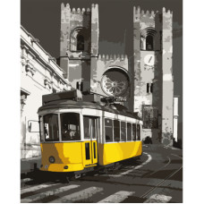 Картина по номерам Santi Жовтий трамвай 40*50 см (954482)