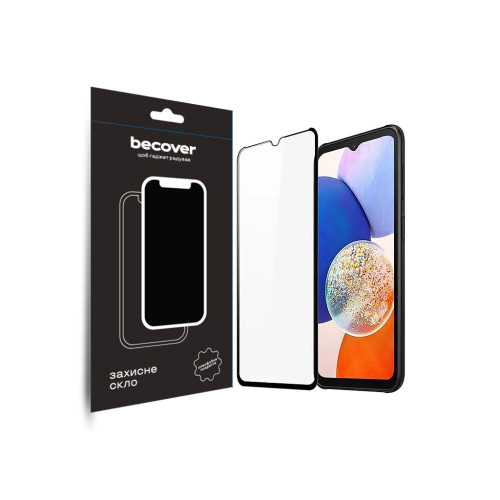 Скло захисне BeCover Samsung Galaxy A14 4G SM-A145/A14 5G SM-A146 Black (708953)