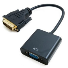 Перехідник DVI-D Dual Link (Male)-VGA (Female), 0.15 m EXTRADIGITAL (KBV1685)