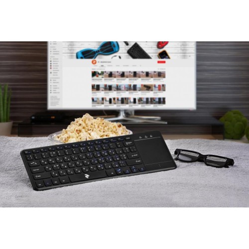 Клавіатура 2E KT100 Touch Wireless Black (2E-KT100WB)