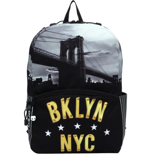 Рюкзак шкільний Mojo Бруклін Нью-Йорк Чорно-білий (KZ9984026)
