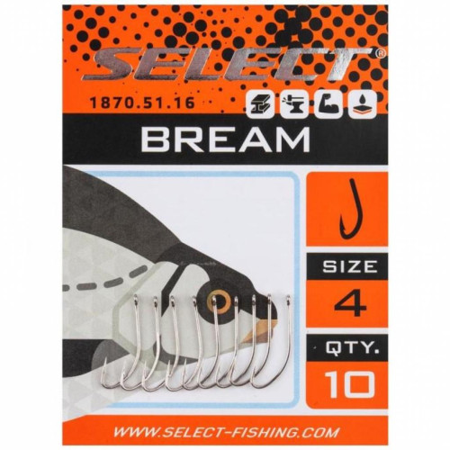Гачок Select Bream 08 (10 шт/уп) (1870.51.14)