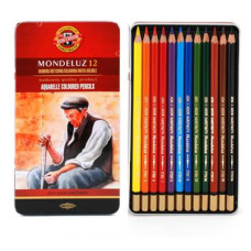 Олівці кольорові Koh-i-Noor Mondeluz акварельні 12 кольорів (3722)